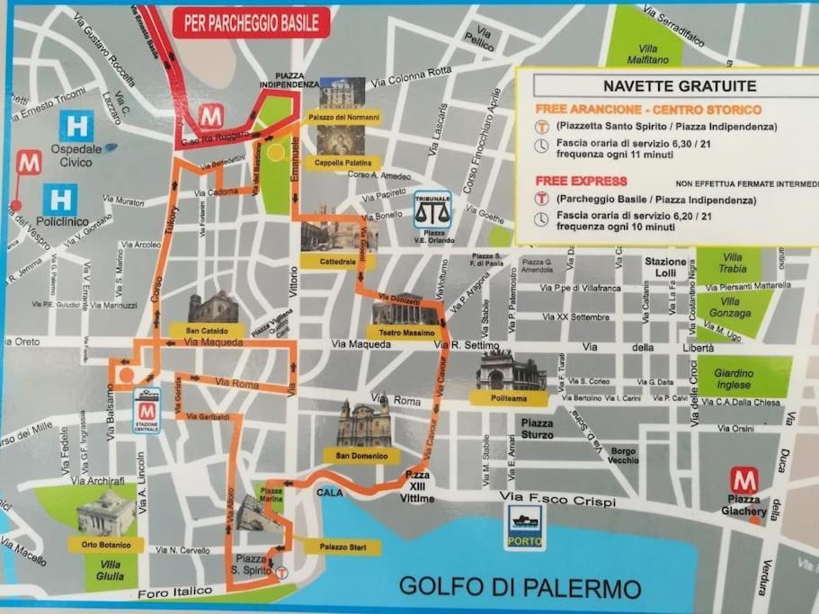 Casa Vale E Giu Lägenhet Palermo Exteriör bild